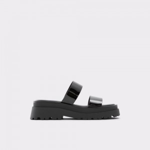 Dámské Sandály Aldo Phelix Slide sandal - Lug sole Černé | 08132SPDH