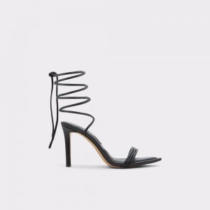 Dámské Sandály Aldo Yberrar Strappy heeled sandal - Stiletto heel Černé | 74862WYTE