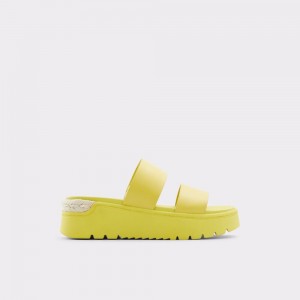 Dámské Sandály Aldo Zendey Slide sandal - Flatform Zelene | 37421MOGH