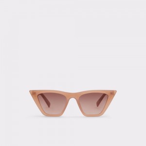 Dámské Sluneční Brýle Aldo Derras Cat eye sunglasses Béžový | 16349DTXG