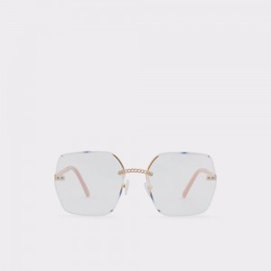 Dámské Sluneční Brýle Aldo Yeranna Rectangle sunglasses Clear | 76430UQDH