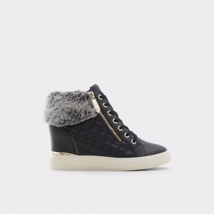 Dámské Tenisky Aldo Ailanna Sneaker - Wedge heel Černé | 21684OKEQ