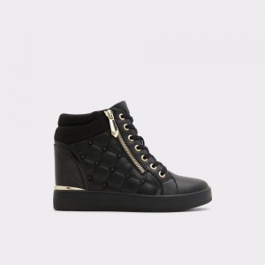 Dámské Tenisky Aldo Ailannah High top sneaker - Wedge heel Černé | 09364PYSB