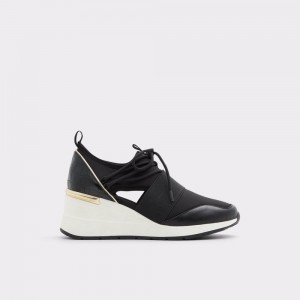 Dámské Tenisky Aldo Chiara Sneaker - Wedge heel Černé | 13574DGZS