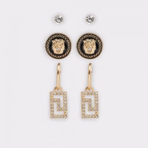 Dámské Šperky Aldo Drievia Earrings Černé Zlaté | 40637EYIZ