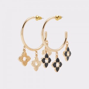 Dámské Šperky Aldo Zaligan Earrings Černé Zlaté | 30124UYQC