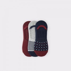 Pánské Ponožky Aldo Slopyllan Socks Bordo | 02956VERZ