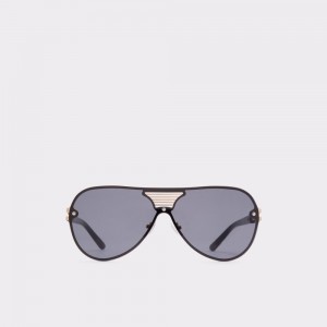 Pánské Sluneční Brýle Aldo Aonyx Aviator sunglasses Černé Zlaté | 14837TFIN