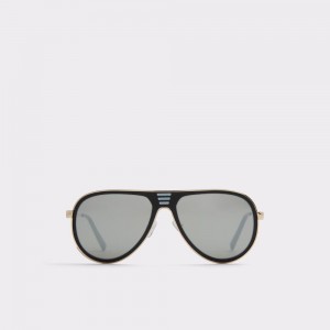 Pánské Sluneční Brýle Aldo Barnish Aviator sunglasses Černé | 93750ULPN