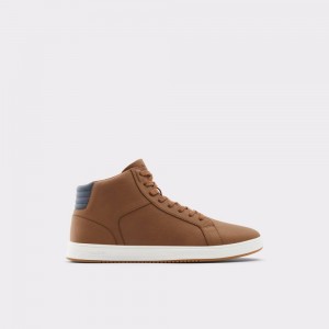 Pánské Tenisky Aldo Afiac High top sneaker - Cup sole Hnědé | 54823IRVT