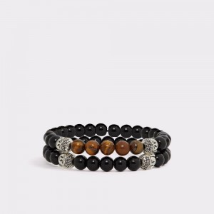 Pánské Šperky Aldo Hernin Bracelet Černé Stříbrné | 45169IGYD