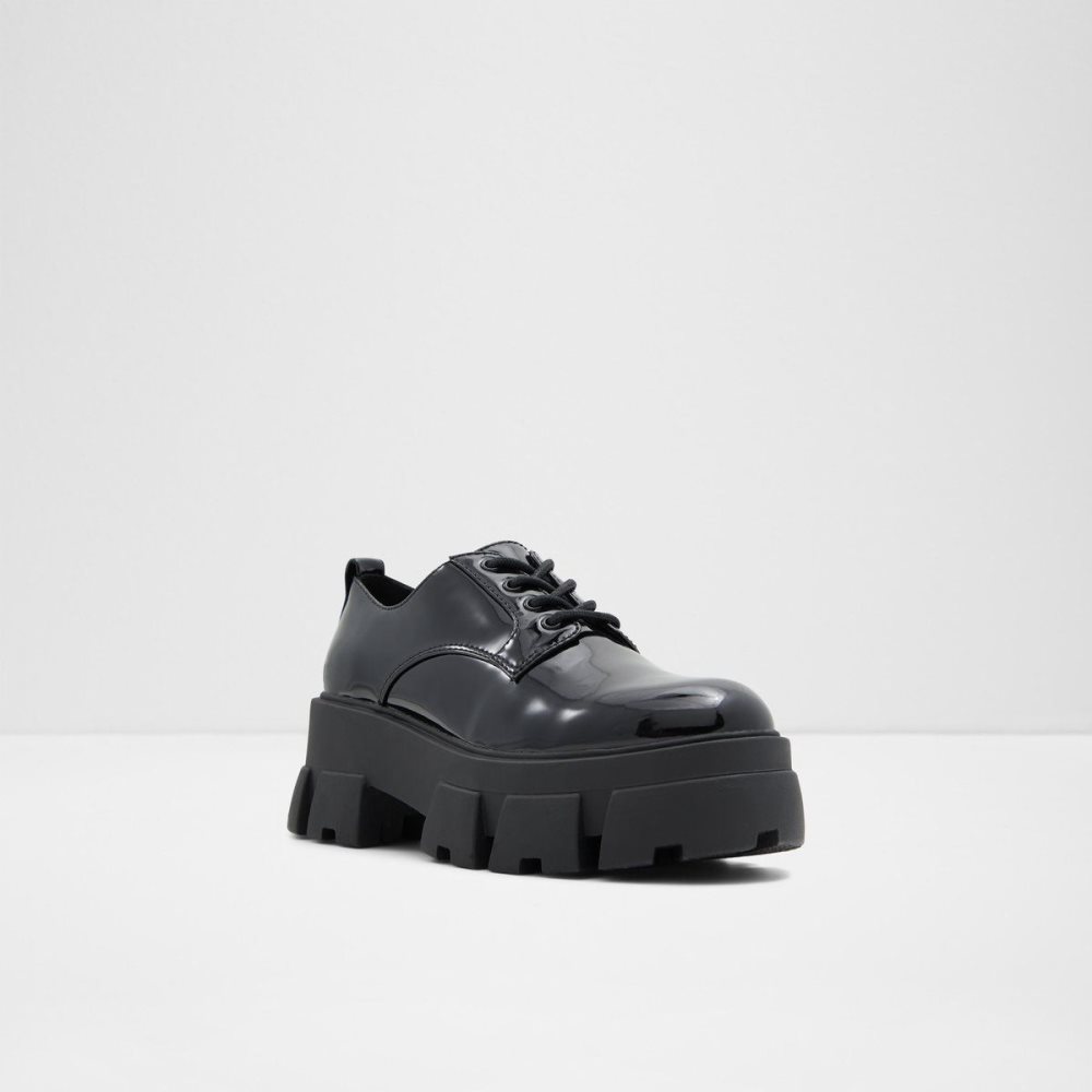 Dámské Baleríny Aldo Bigbang Oxford shoe - Lug sole Černé | 05396RUBY