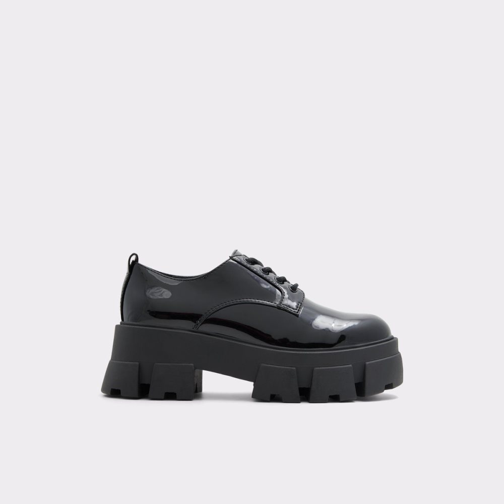 Dámské Baleríny Aldo Bigbang Oxford shoe - Lug sole Černé | 05396RUBY