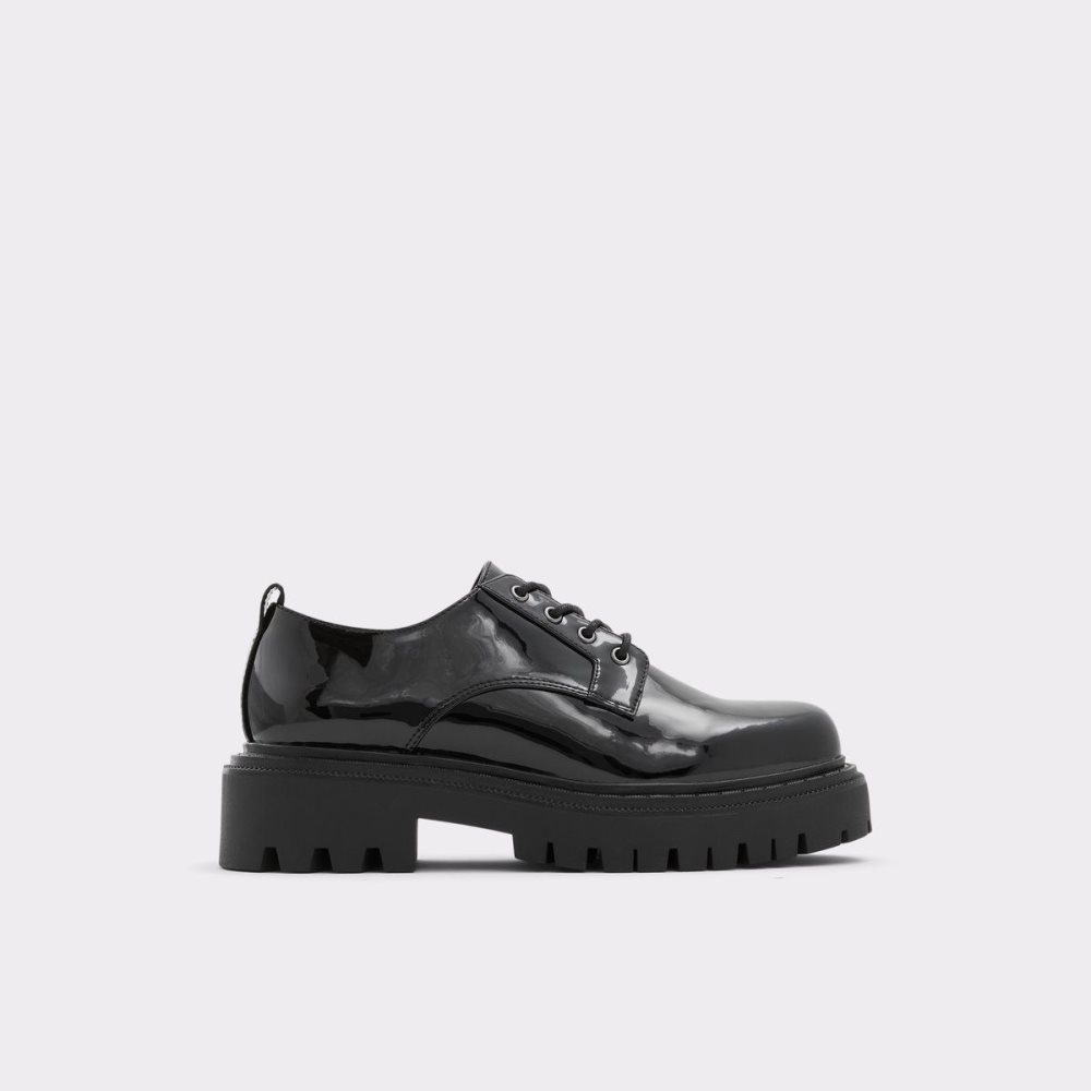 Dámské Baleríny Aldo Bigmove Oxford shoe - Lug sole Černé | 84936IMZO