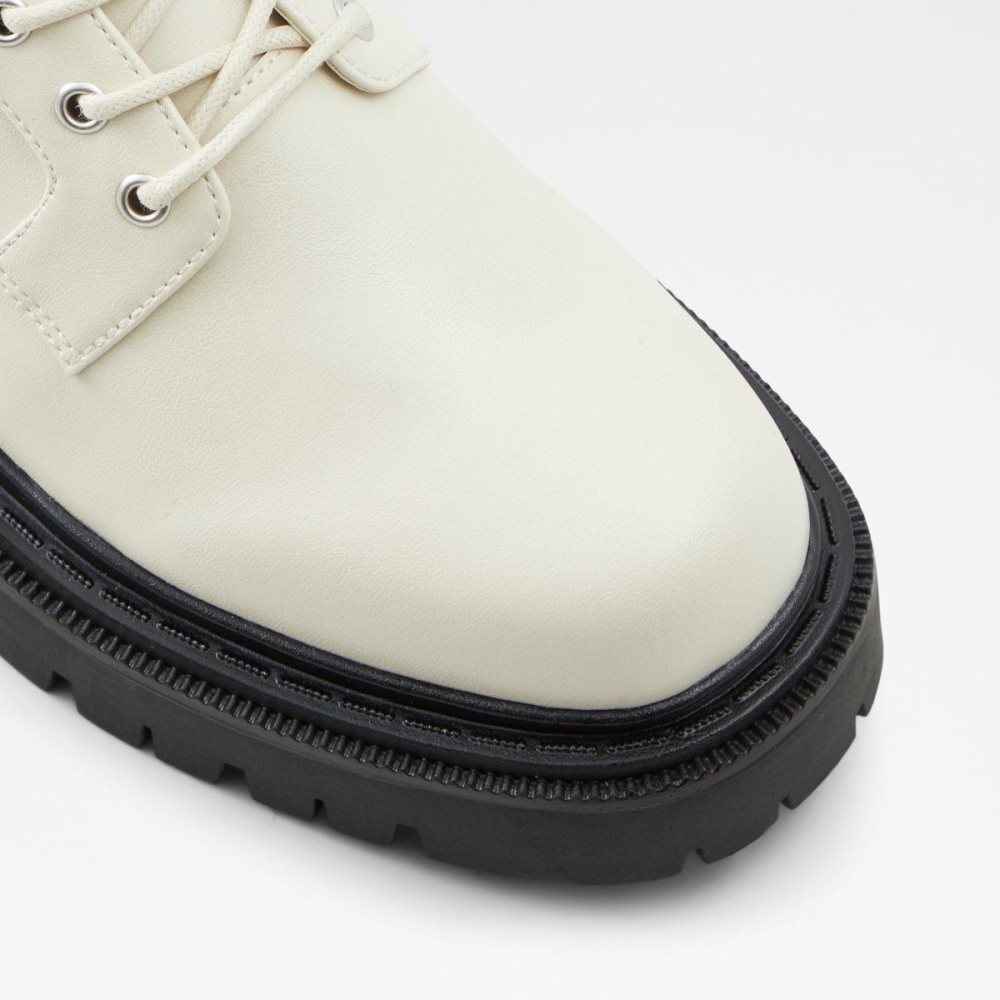 Dámské Baleríny Aldo Bigmove Oxford shoe - Lug sole Bílé | 85207XVFU