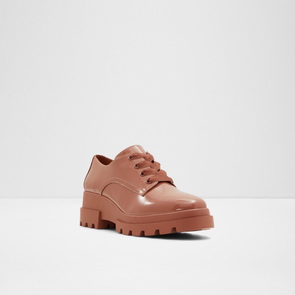 Dámské Baleríny Aldo Farerel Oxford shoe - Lug sole Červené | 39741KUJE