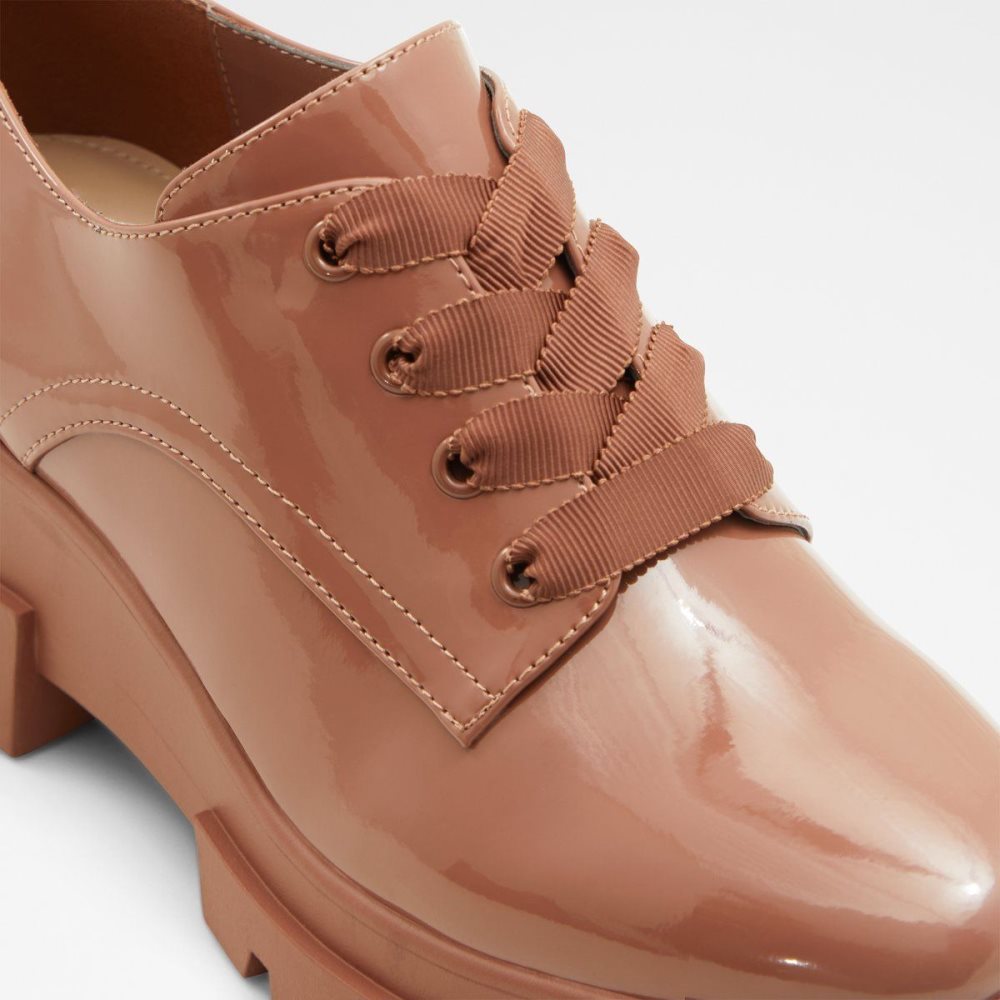 Dámské Baleríny Aldo Farerel Oxford shoe - Lug sole Červené | 39741KUJE