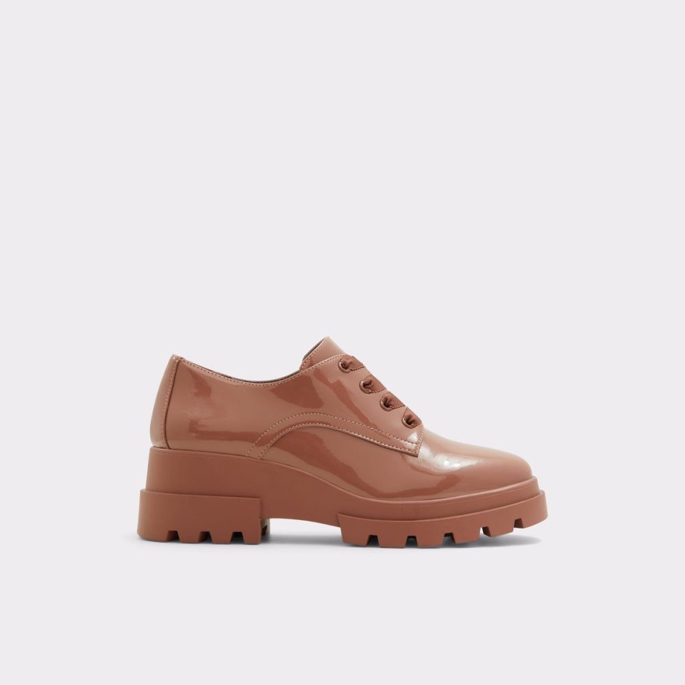 Dámské Baleríny Aldo Farerel Oxford shoe - Lug sole Červené | 39741KUJE