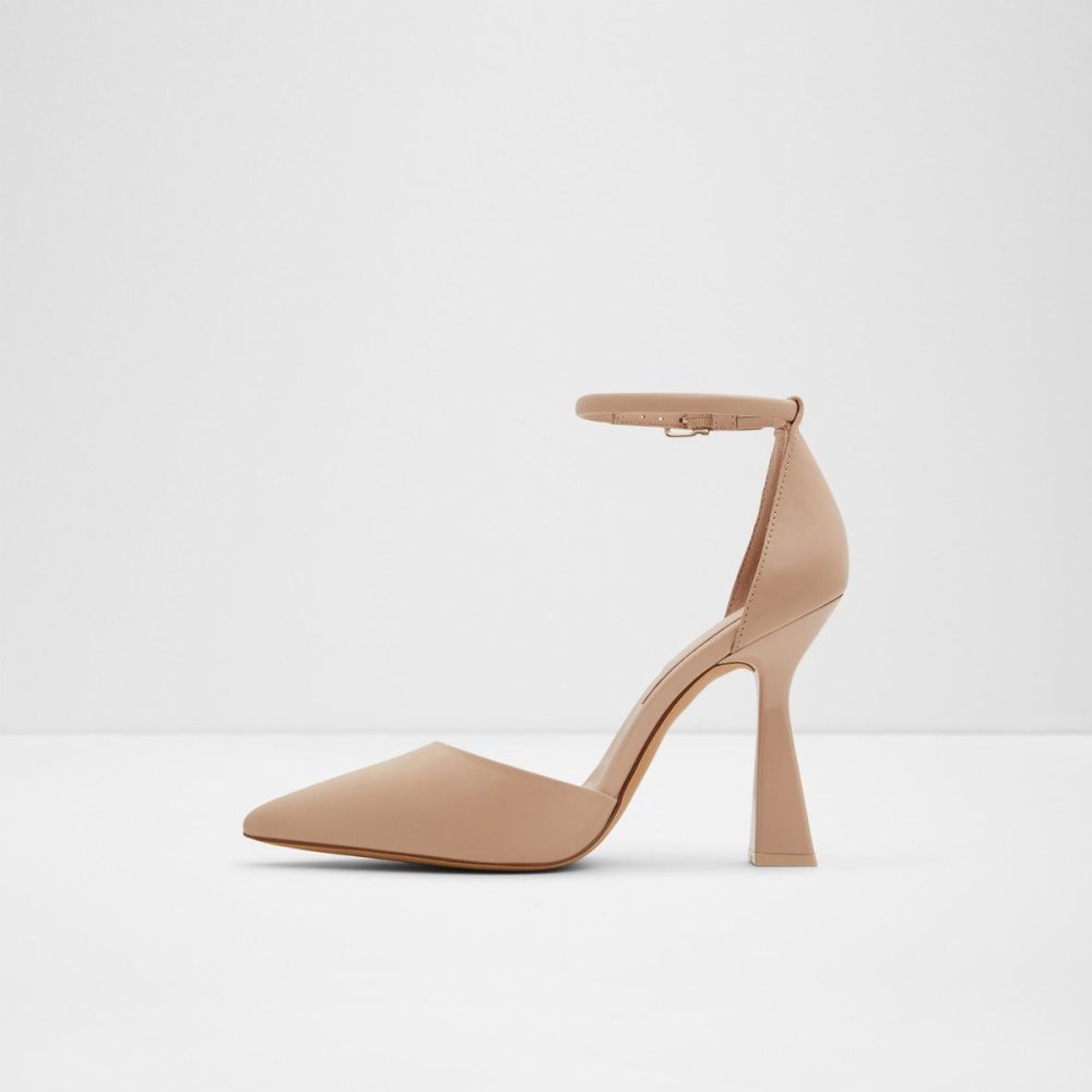 Dámské Blokové Podpatky Aldo Ardcarn Strappy heeled shoe Béžový | 02197BFYJ