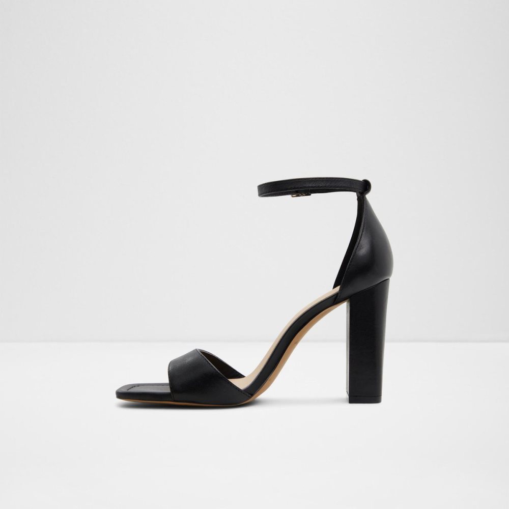 Dámské Blokové Podpatky Aldo Enaegyn Ankle strap heeled sandal - Cup sole Černé | 58912WZKO