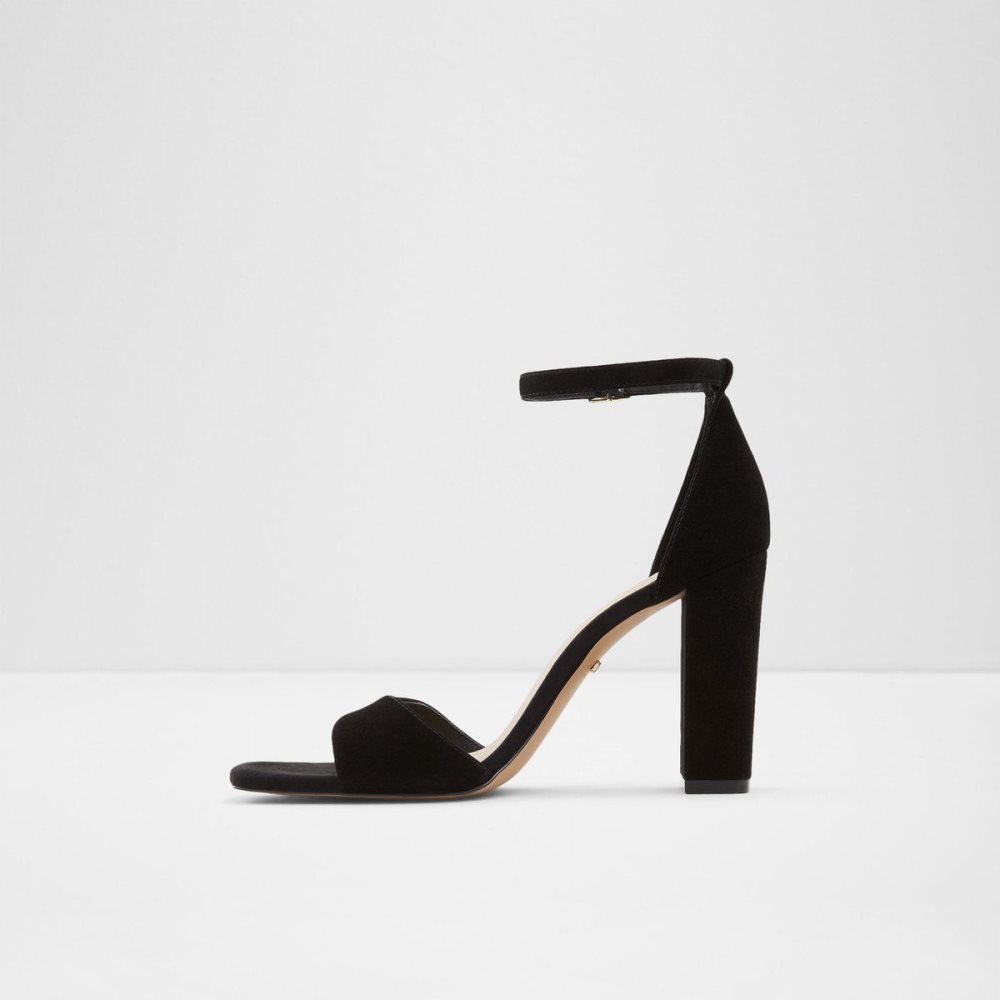 Dámské Blokové Podpatky Aldo Enaegyn Ankle strap heeled sandal - Cup sole Černé | 78243TICZ