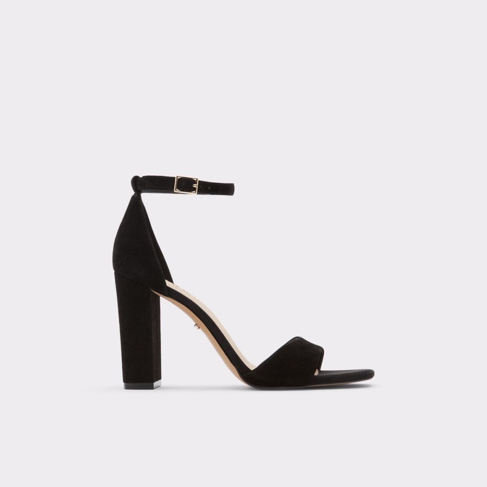 Dámské Blokové Podpatky Aldo Enaegyn Ankle strap heeled sandal - Cup sole Černé | 78243TICZ