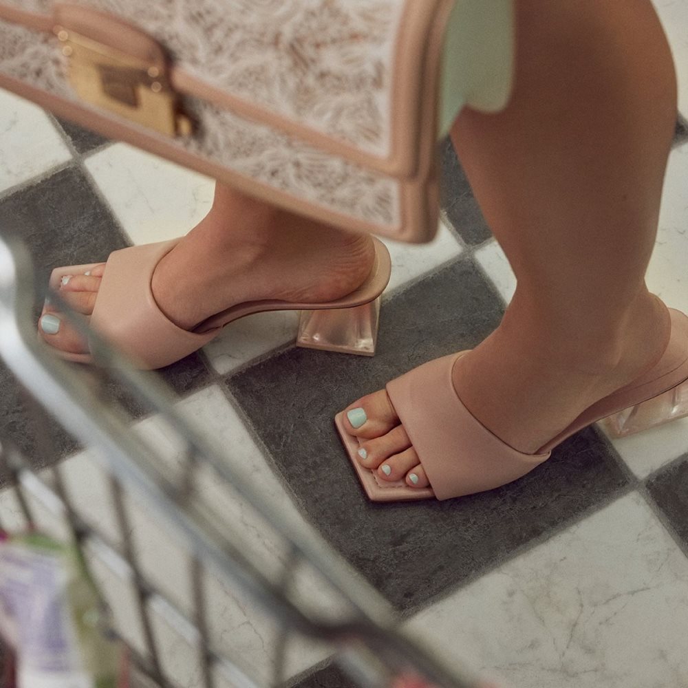 Dámské Blokové Podpatky Aldo Kylah High heel sandal - Block heel Světle Růžové | 52398MSAI