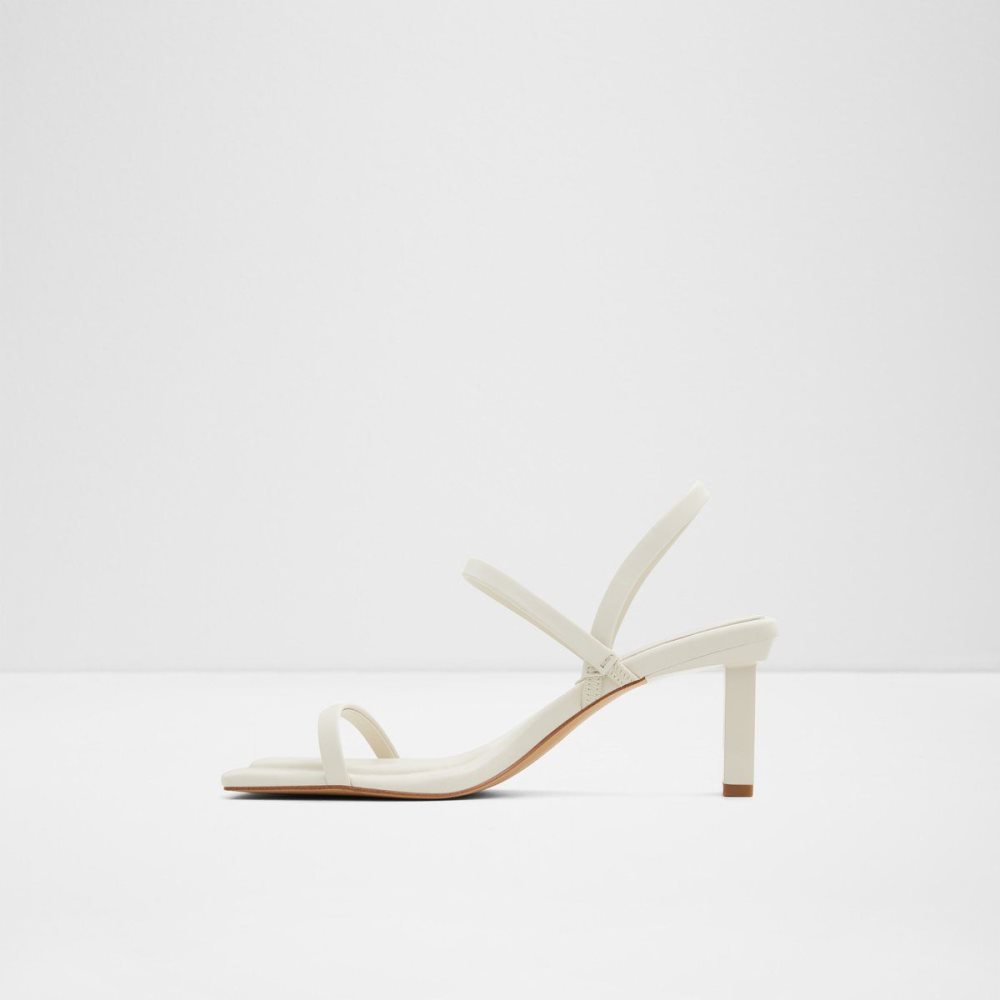 Dámské Blokové Podpatky Aldo Lokurr Sling back heeled sandal Bílé | 50879XRFP