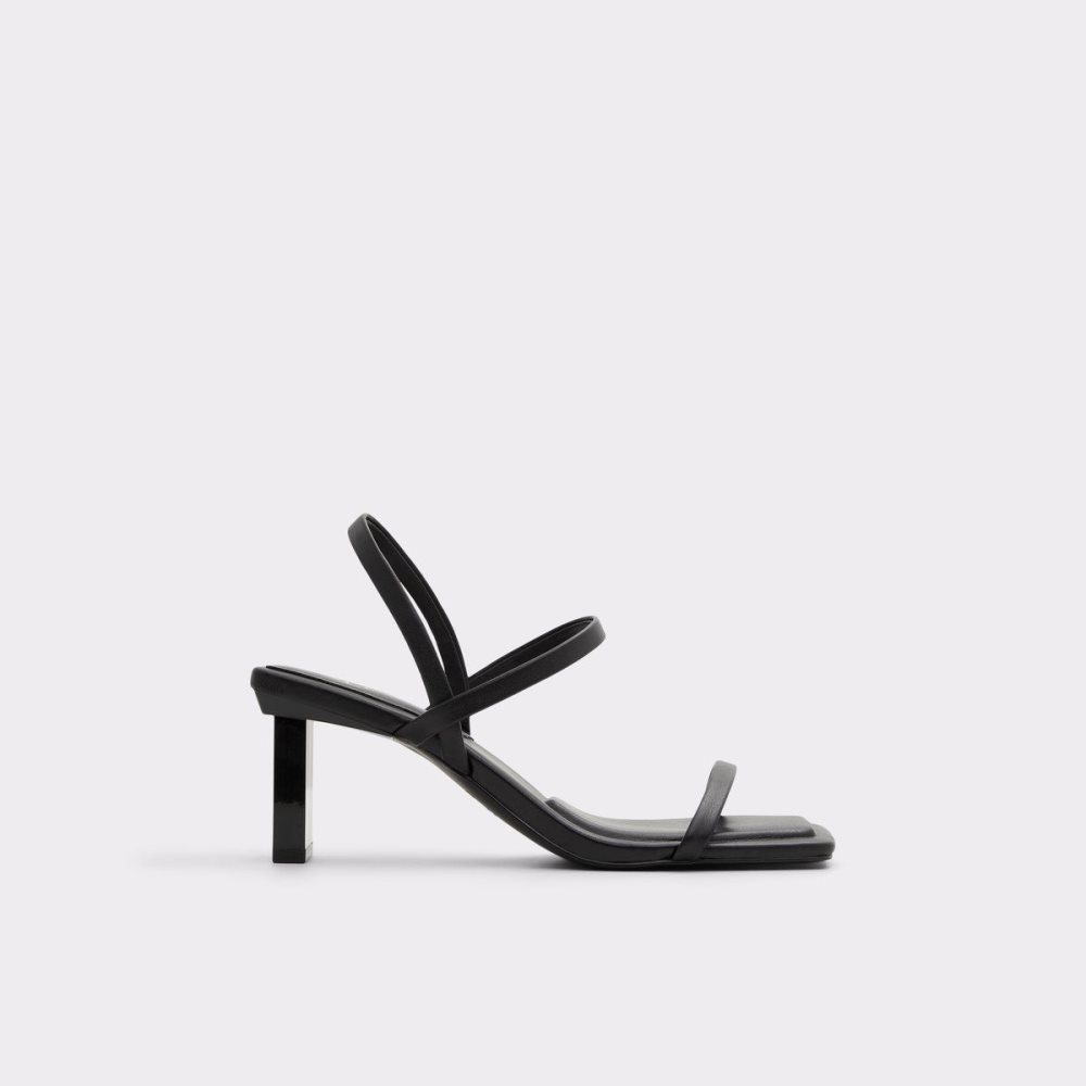 Dámské Blokové Podpatky Aldo Lokurr Sling back heeled sandal Černé | 79265EFWI