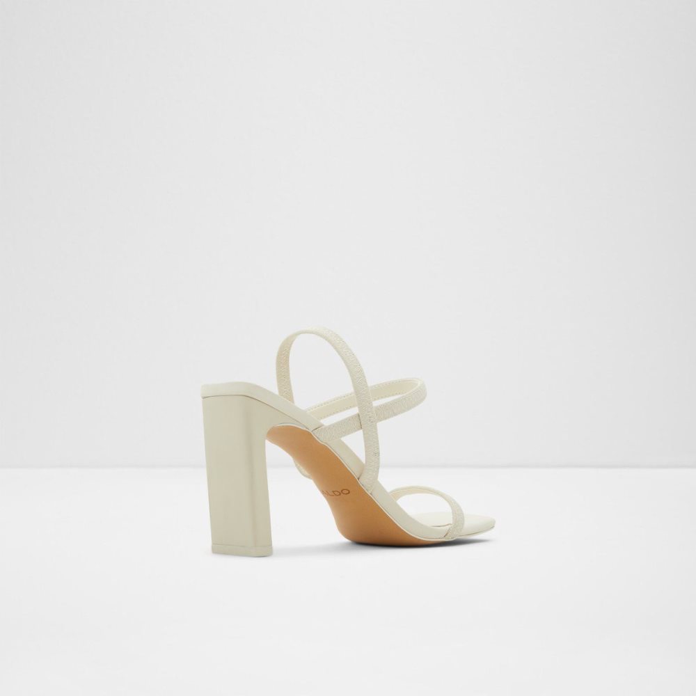 Dámské Blokové Podpatky Aldo Okurr Strappy heeled sandal Bílé | 56183WLFO