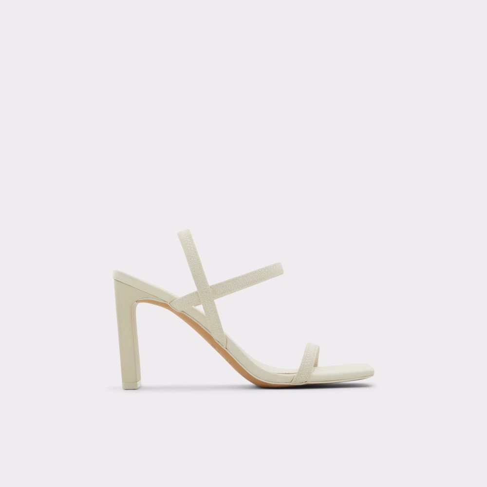 Dámské Blokové Podpatky Aldo Okurr Strappy heeled sandal Bílé | 56183WLFO