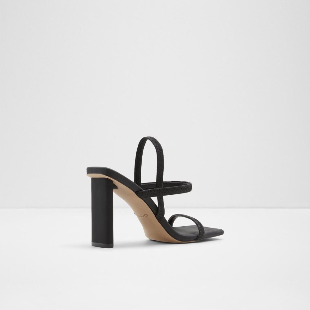 Dámské Blokové Podpatky Aldo Okurra Strappy heeled sandal Černé | 17386POCF