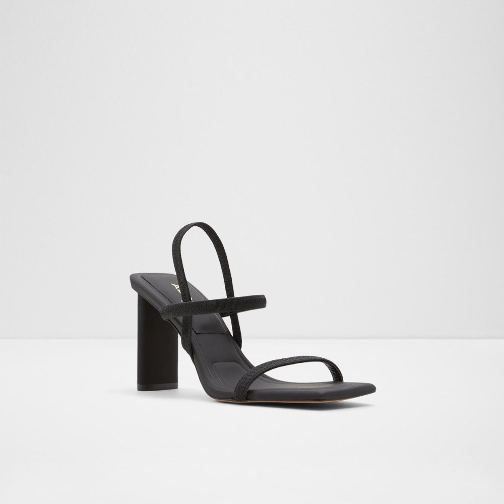 Dámské Blokové Podpatky Aldo Okurra Strappy heeled sandal Černé | 17386POCF