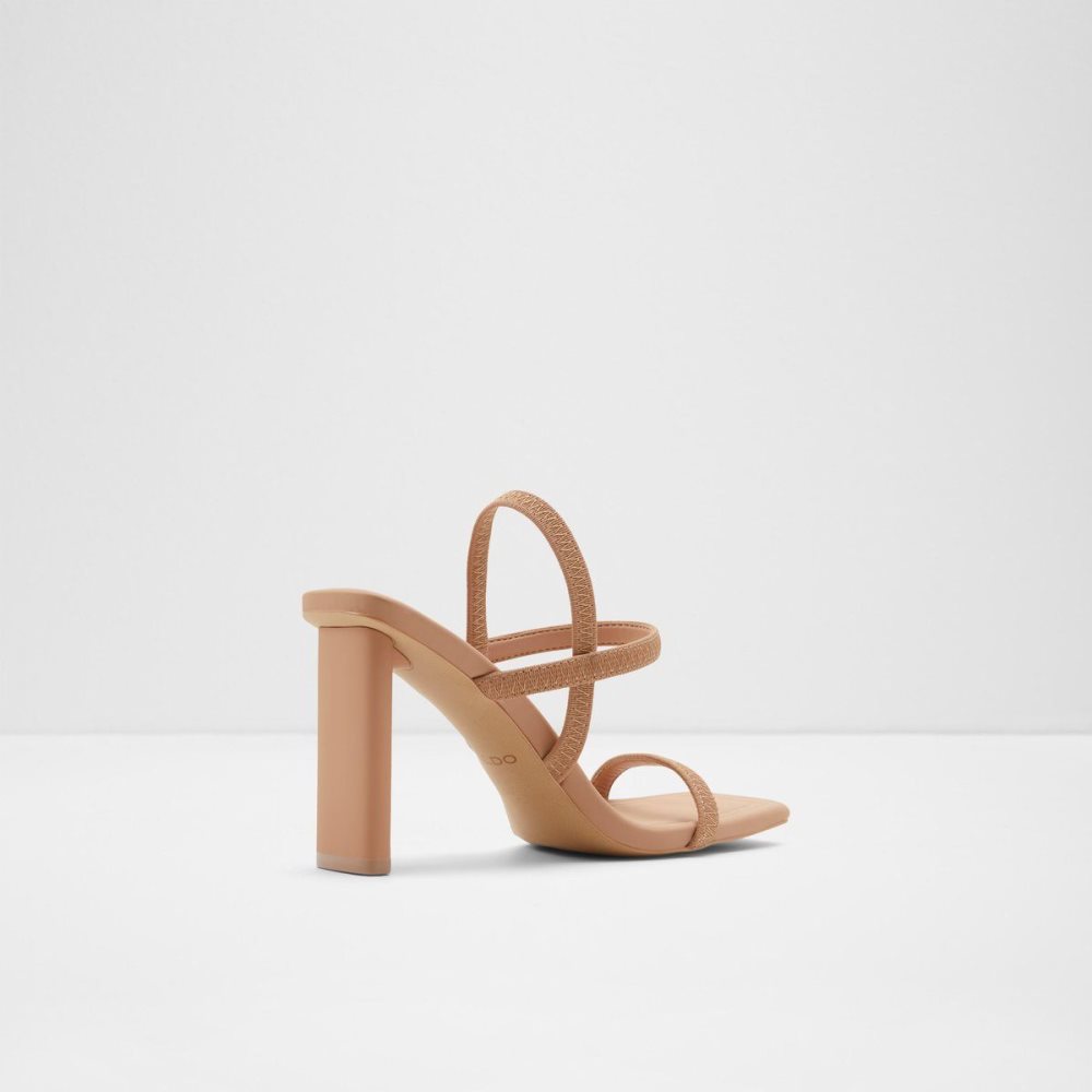 Dámské Blokové Podpatky Aldo Okurra Strappy heeled sandal Béžový | 29610XKBA