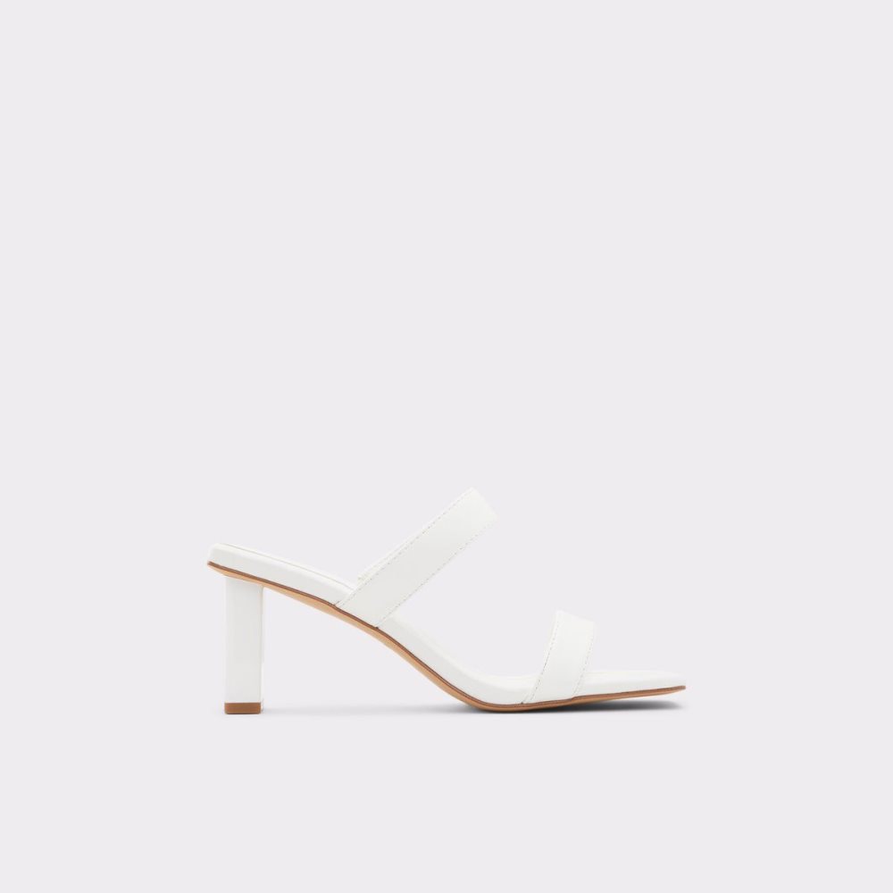 Dámské Blokové Podpatky Aldo Ranalassi Heeled mule - Cup sole Bílé | 53820NPCR