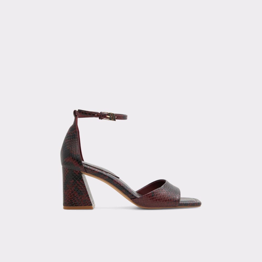 Dámské Blokové Podpatky Aldo Safdie Ankle strap heeled sandal Červené | 40389BADM