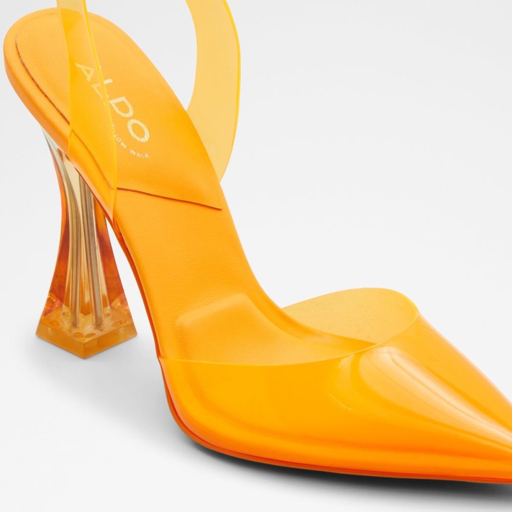 Dámské Blokové Podpatky Aldo Solanti Sling back high heel Světle Oranžové | 12568VQJK