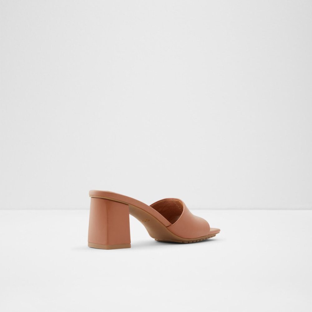 Dámské Blokové Podpatky Aldo Velalith High heel sandal - Block heel Hnědé | 70314RYJL