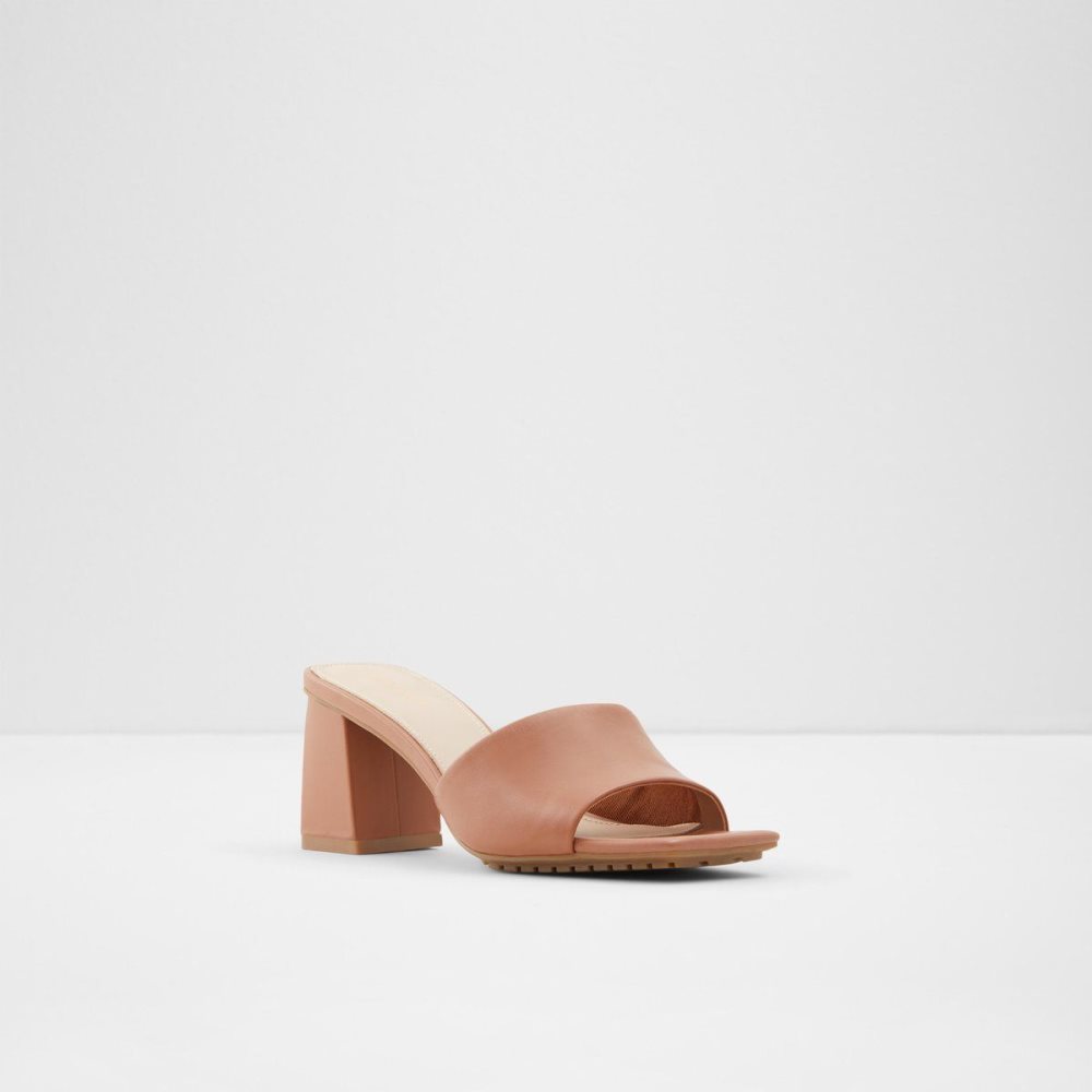 Dámské Blokové Podpatky Aldo Velalith High heel sandal - Block heel Hnědé | 70314RYJL