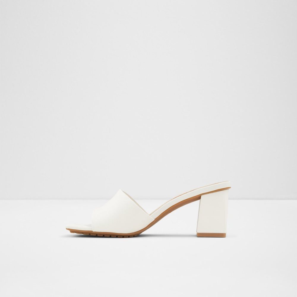 Dámské Blokové Podpatky Aldo Velalith High heel sandal - Block heel Bílé | 71540ODEL