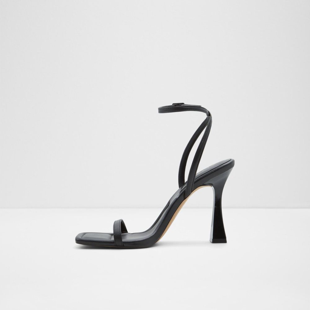 Dámské Blokové Podpatky Aldo Vivanti Ankle strap heeled sandal Černé | 70814CQEM