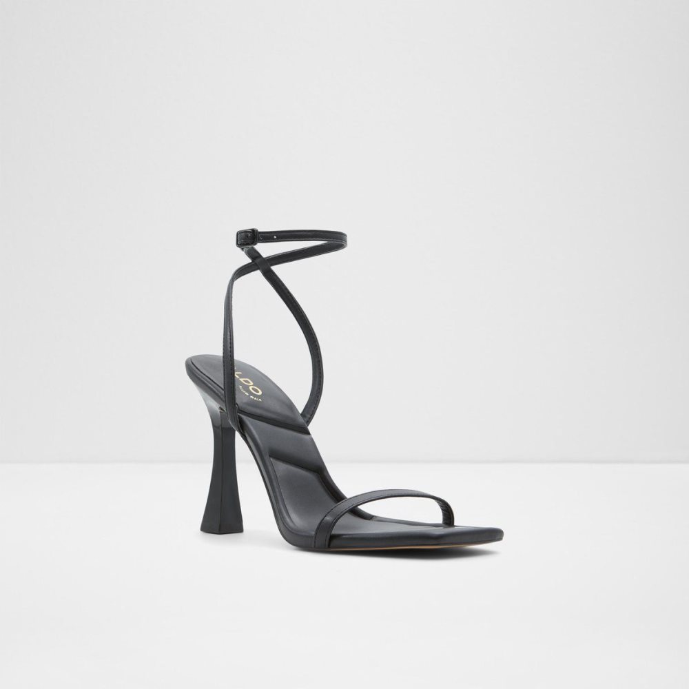 Dámské Blokové Podpatky Aldo Vivanti Ankle strap heeled sandal Černé | 70814CQEM