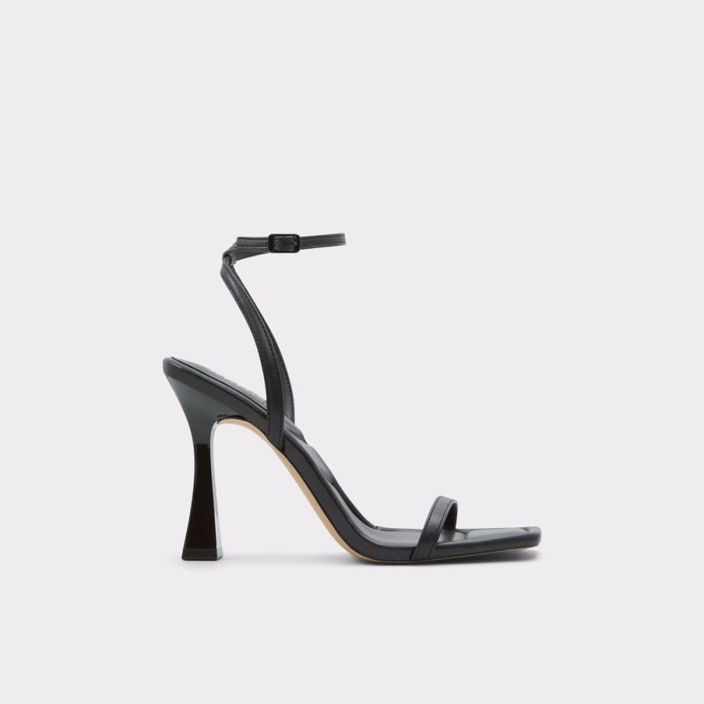 Dámské Blokové Podpatky Aldo Vivanti Ankle strap heeled sandal Černé | 70814CQEM