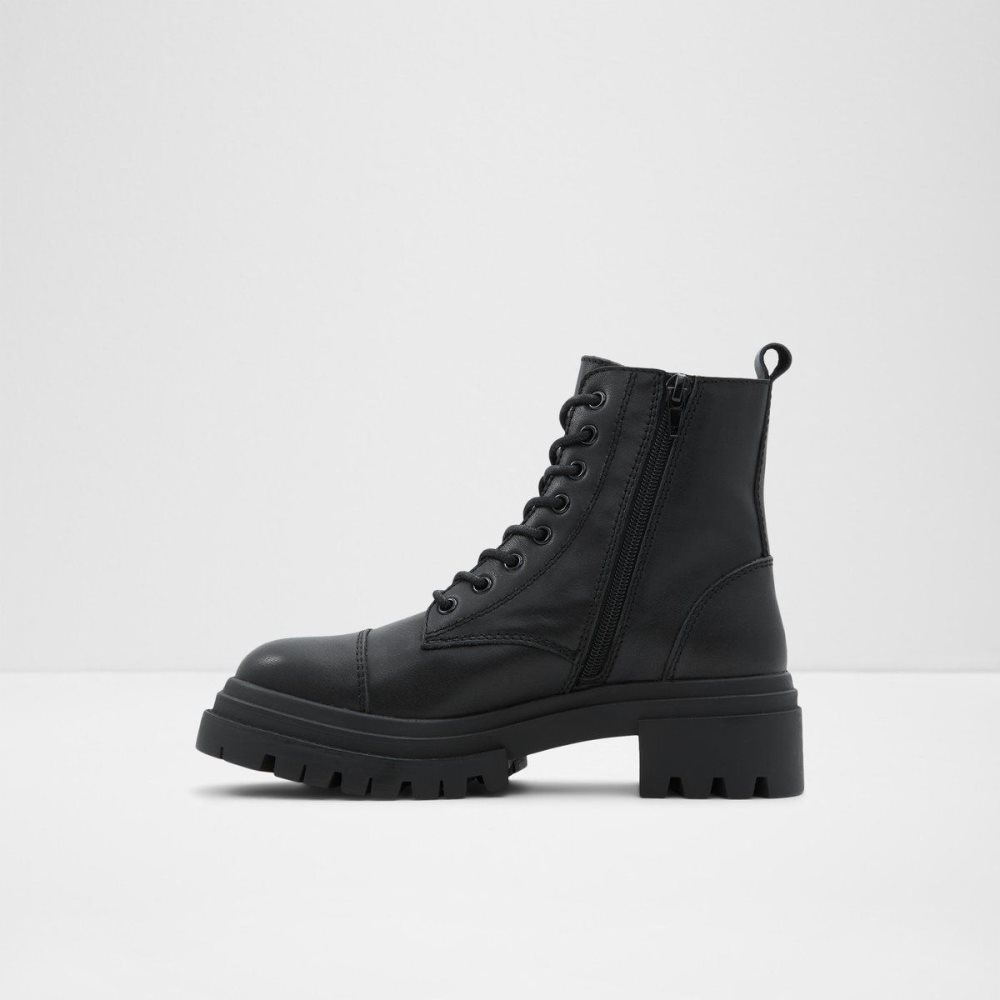 Dámské Bojové boty Aldo Bigmark Combat boots - Lug sole Černé | 90847XYHZ