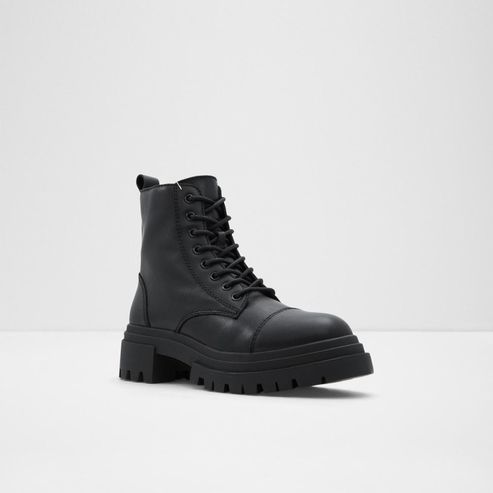 Dámské Bojové boty Aldo Bigmark Combat boots - Lug sole Černé | 90847XYHZ