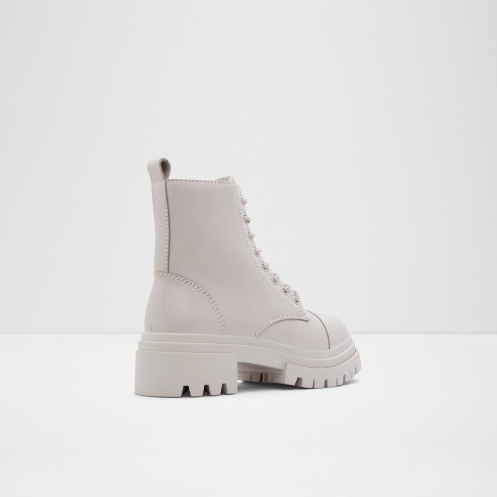 Dámské Bojové boty Aldo Bigmark Combat boots - Lug sole Šedé | 23796VFEM