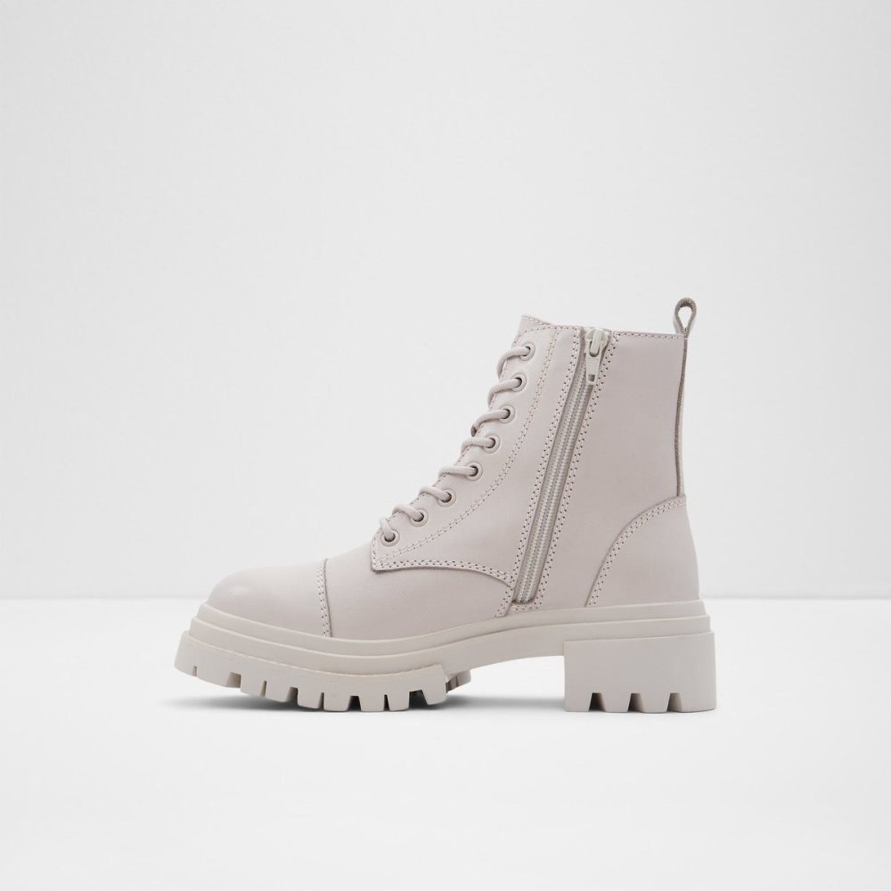 Dámské Bojové boty Aldo Bigmark Combat boots - Lug sole Šedé | 23796VFEM