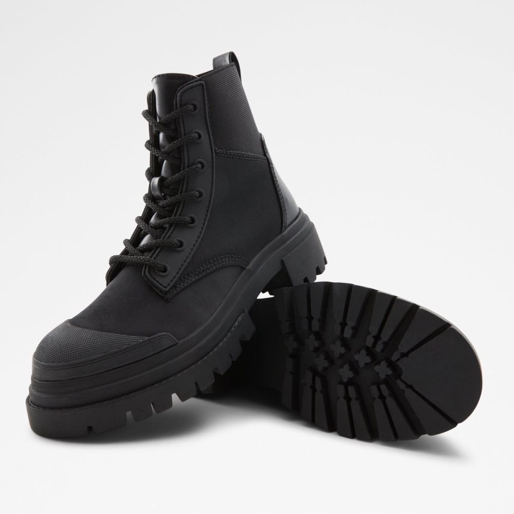 Dámské Bojové boty Aldo Charline Combat boot - Lug sole Černé | 03569LRKQ