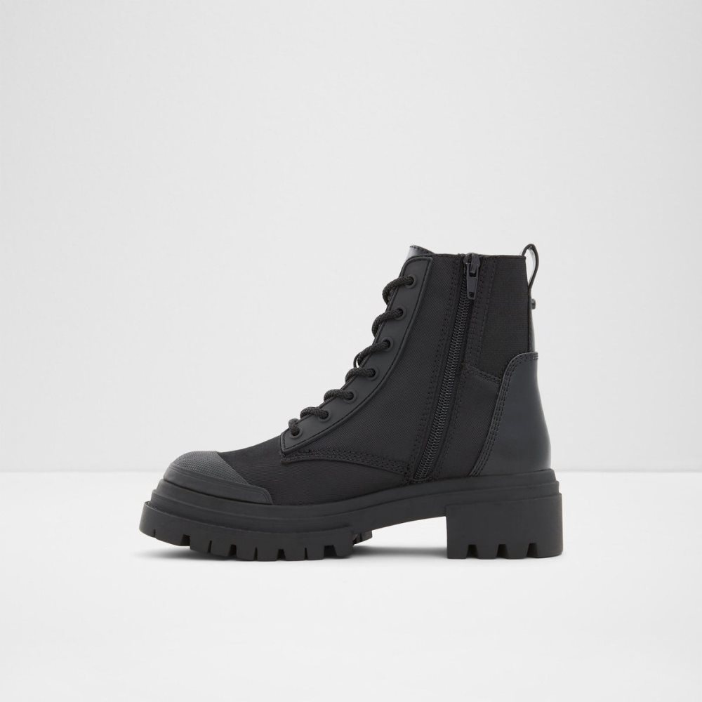 Dámské Bojové boty Aldo Charline Combat boot - Lug sole Černé | 03569LRKQ