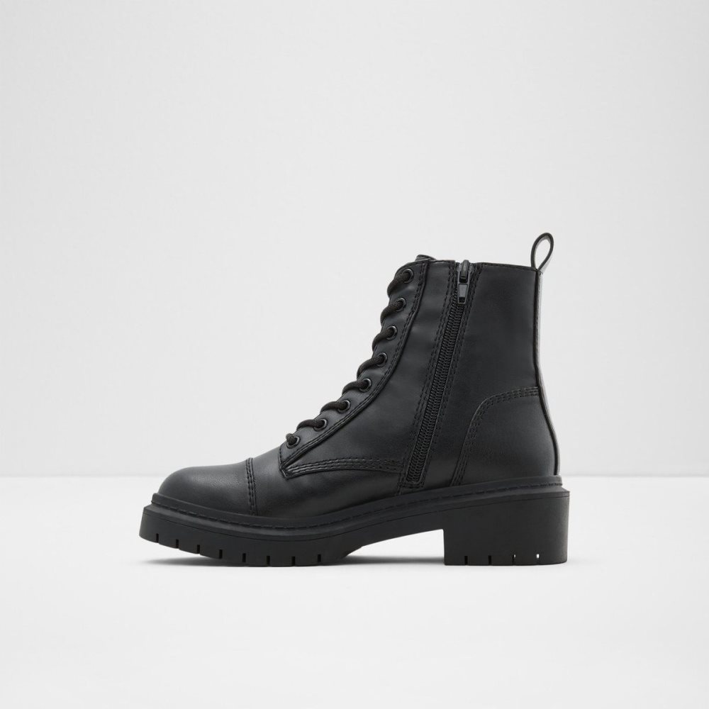 Dámské Bojové boty Aldo Goer Combat boots - Lug sole Černé | 24308HWPS